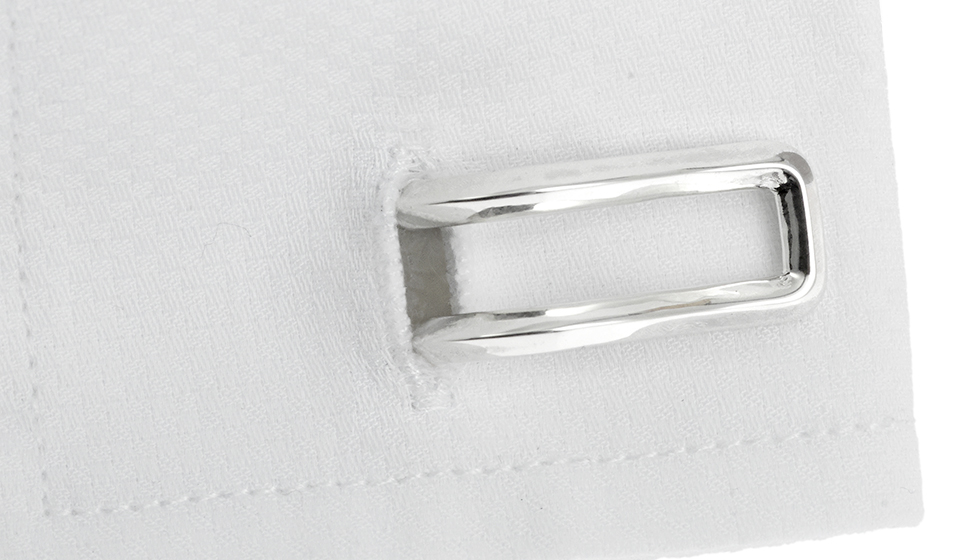 Cufflink white gold V2V Paris