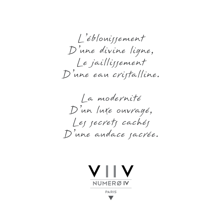 Poeme bague or blanc numero 5 - V2V Paris joaillerie